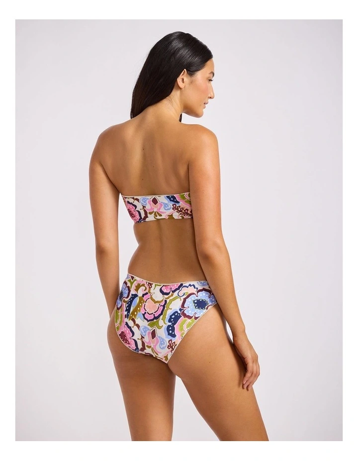 SeaBlossom Hipster Pant in Vanilla Floral Print image 3