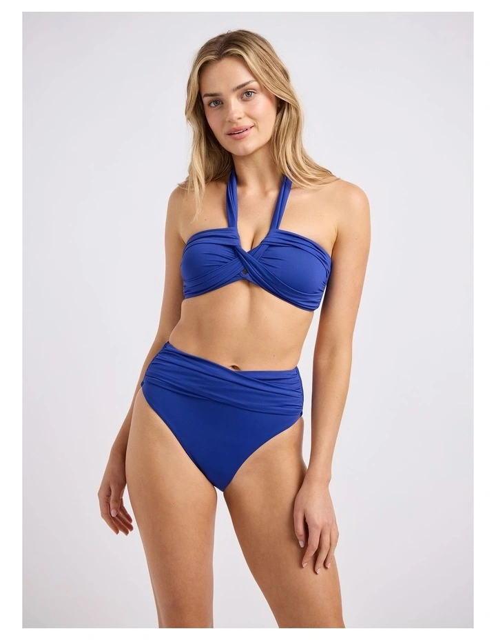 S.Collective High Waist Wrap Front Pant Luminous Blue image 1