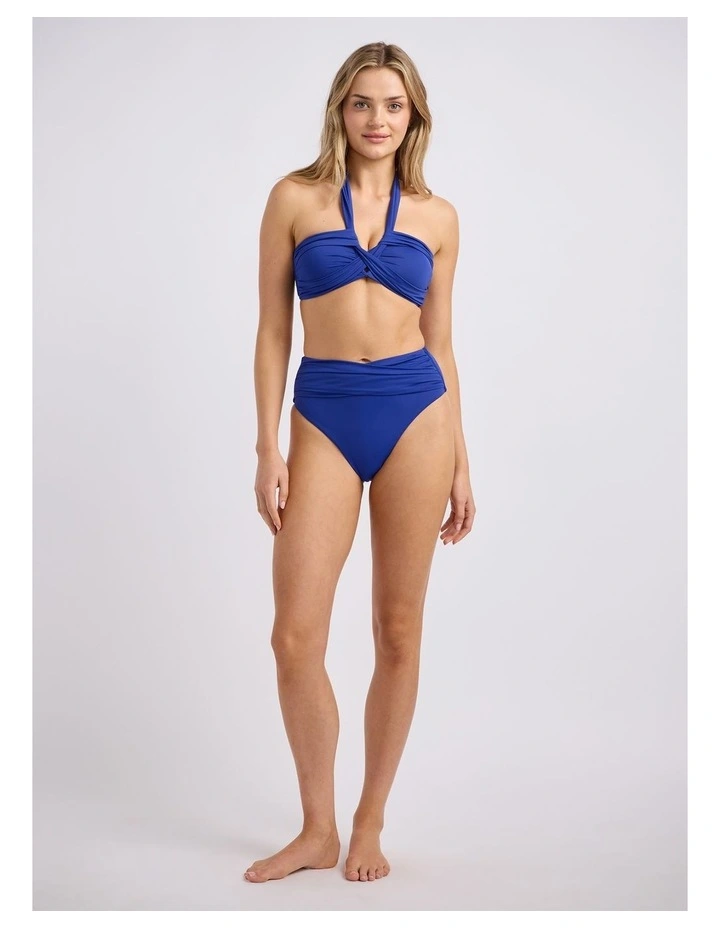 S.Collective High Waist Wrap Front Pant Luminous Blue image 5