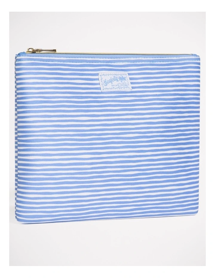 CarriedAway Stripe Neoprene Bag Haze Blue image 1