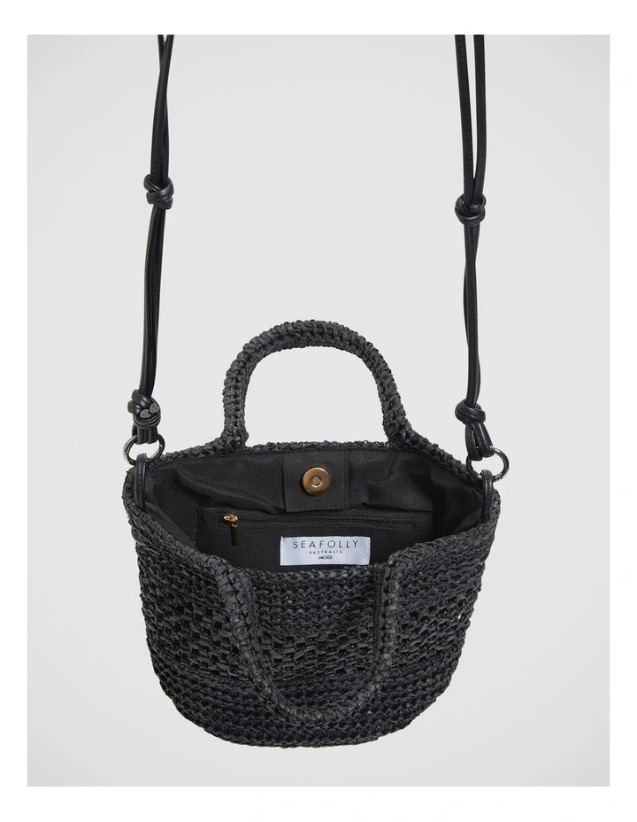 CarriedAway Micro Basket Bag Black image 2
