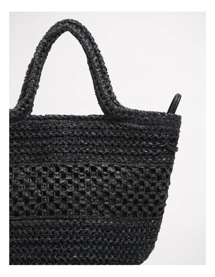 CarriedAway Micro Basket Bag Black image 3