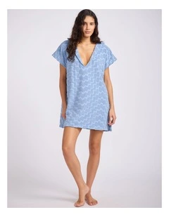 FringeBenefits Towel Poncho Cornflower