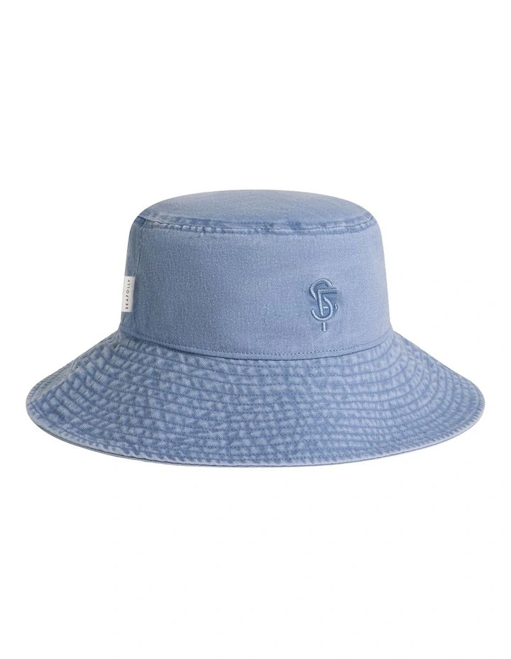 ShadyLady Washed Bucket Hat Denim Blue image 4