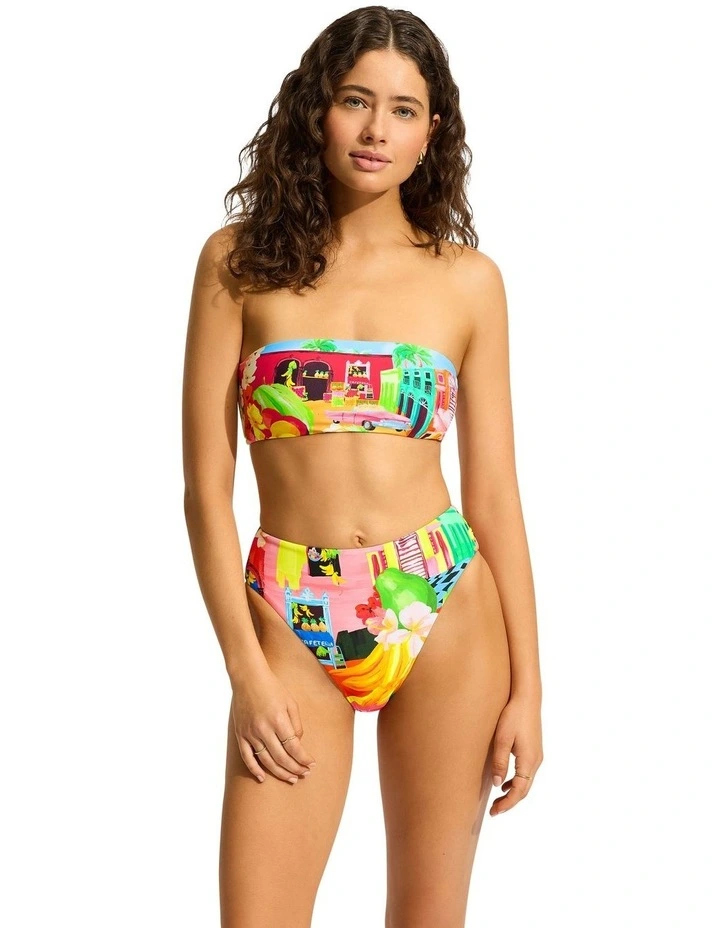 Cuba Bandeau Top in Multi image 1