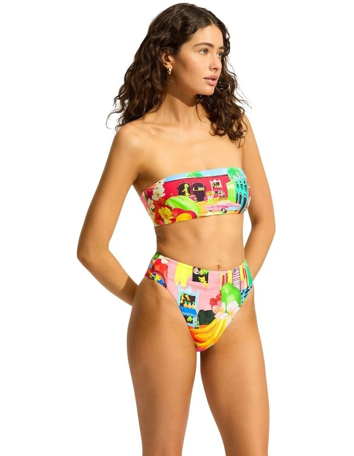 Cuba Bandeau Top in Multi image 3