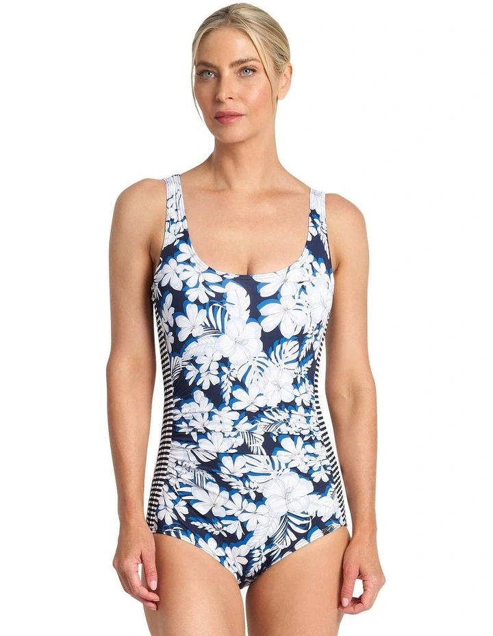 Anchor Pintuck Mastectomy One Piece in Multi image 1