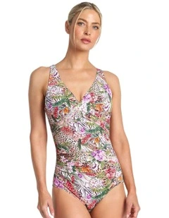 Lilymaze DD/E Twist Front One Piece in Multi