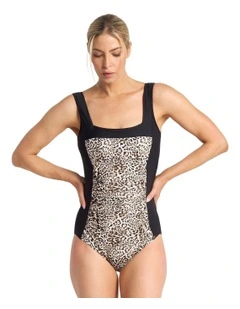Select Square Neck One Piece in Black