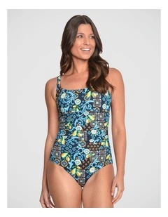 Dolce Mare Ruched Cuff Scoop One Piece