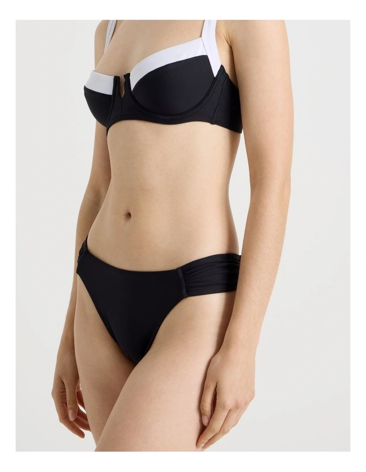 Charlotte Swim Bottom in Black image 2