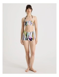 Chelsea Swim Shortie in Aurora Blur