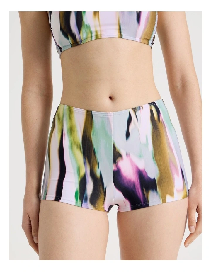 Chelsea Swim Shortie in Aurora Blur image 2