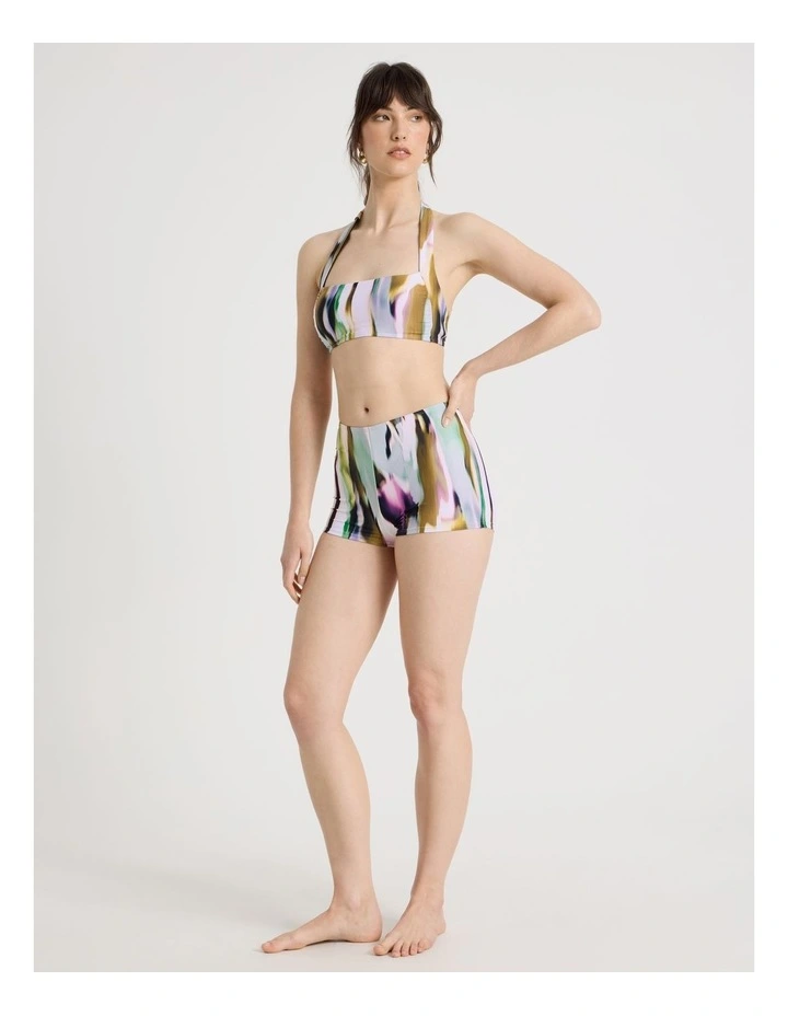 Chelsea Swim Shortie in Aurora Blur image 5