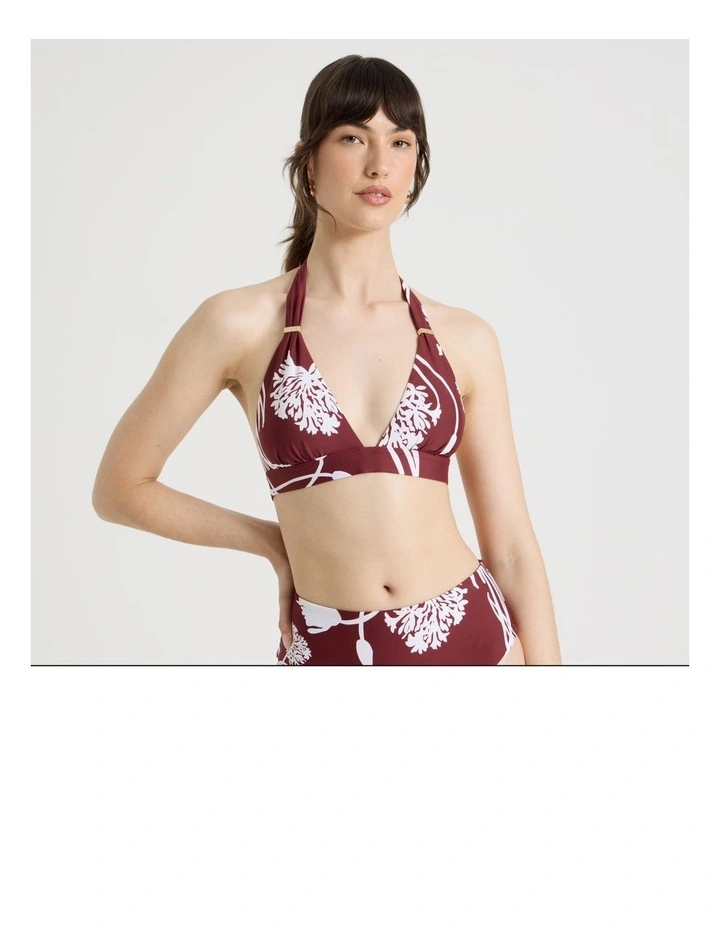 Lana High Rise Swim Bottom in Pinot Dandelion image 5