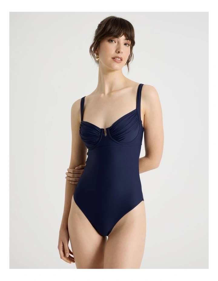 Leila Swimsuit in Navy image 1