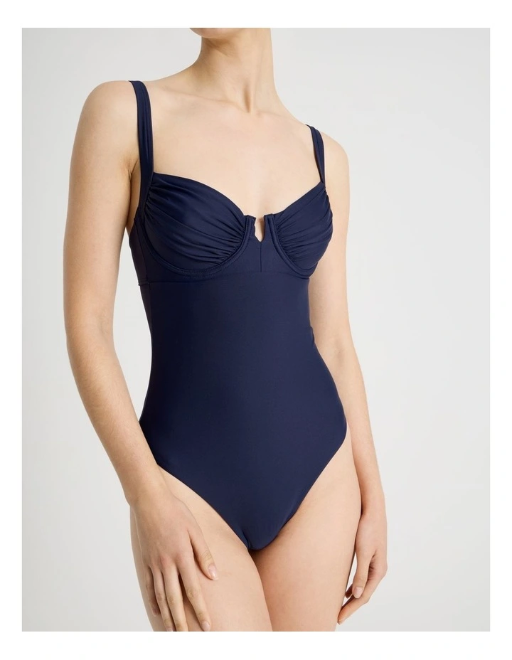 Leila Swimsuit in Navy image 2