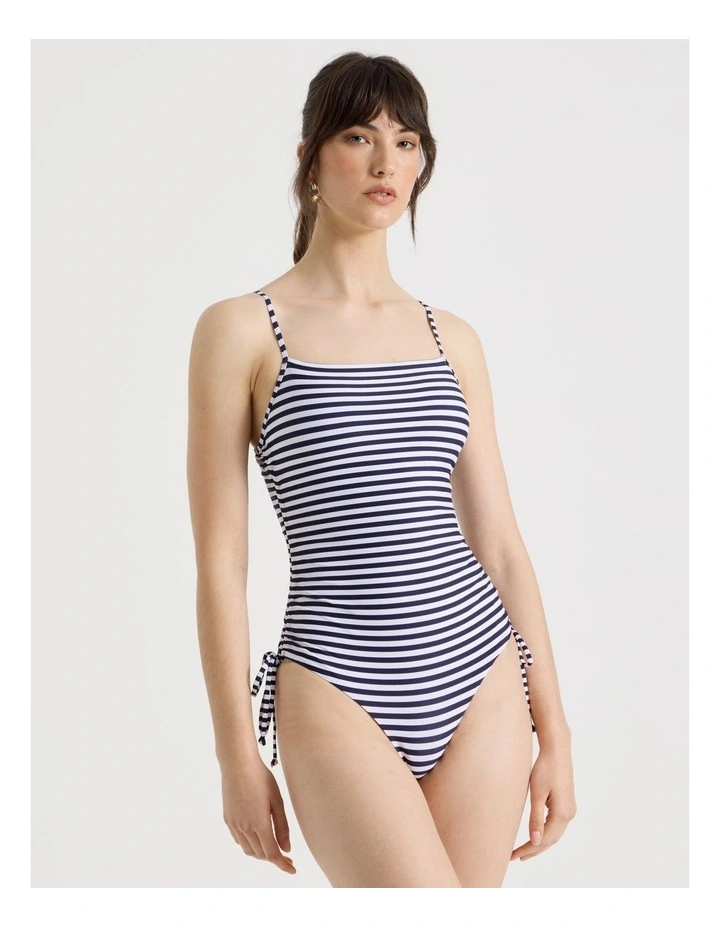 Romy Swimsuit in Navy Stripe image 2