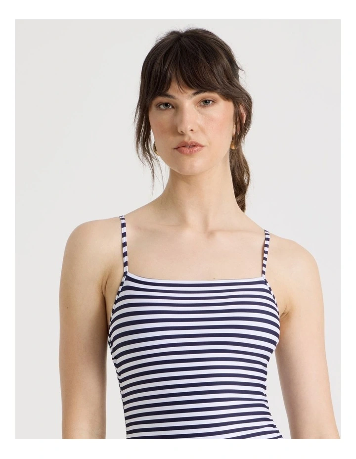 Romy Swimsuit in Navy Stripe image 3