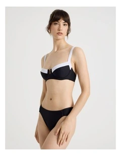 Lulu Swim Top in Black