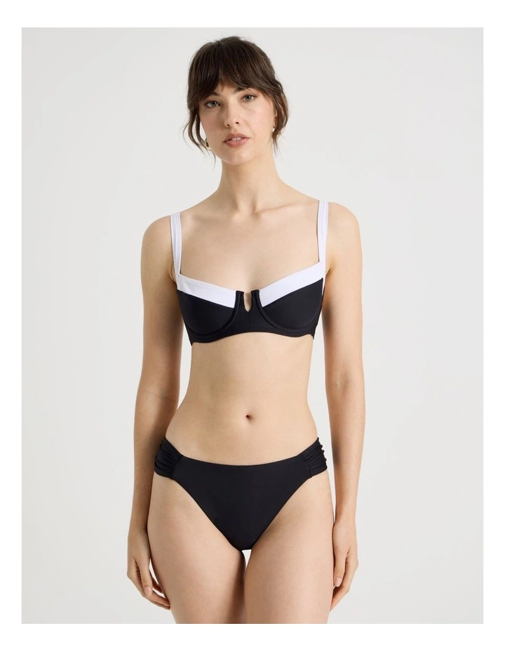 Lulu Swim Top in Black image 4