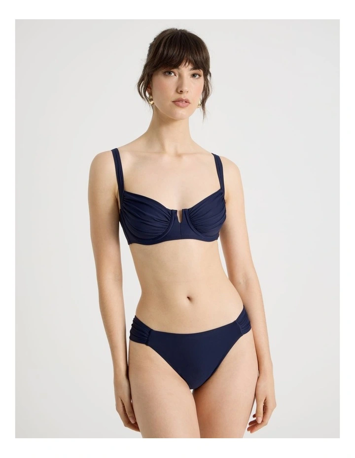 Leila Swim Top in Navy image 2