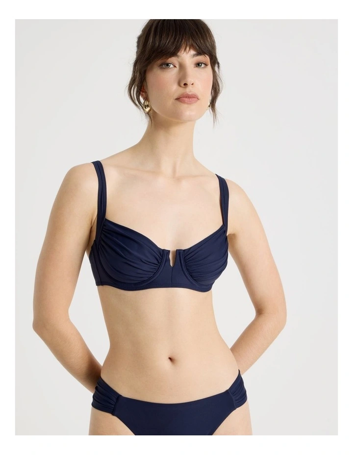 Leila Swim Top in Navy image 5