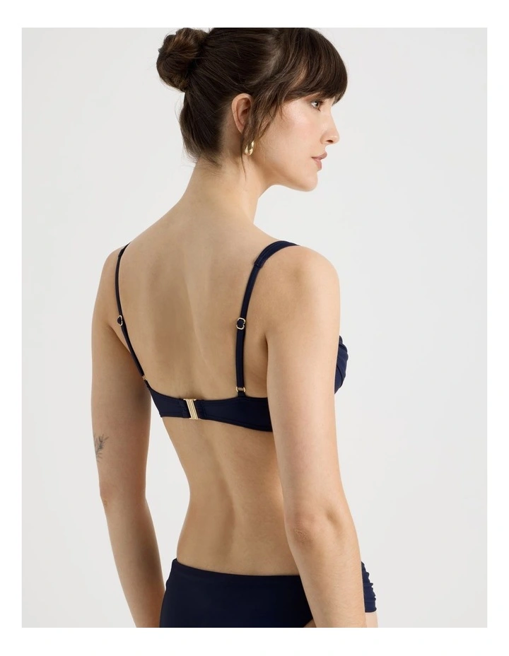 Leila Swim Top in Navy image 6