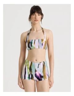 Michelle Swim Top in Aurora Blur