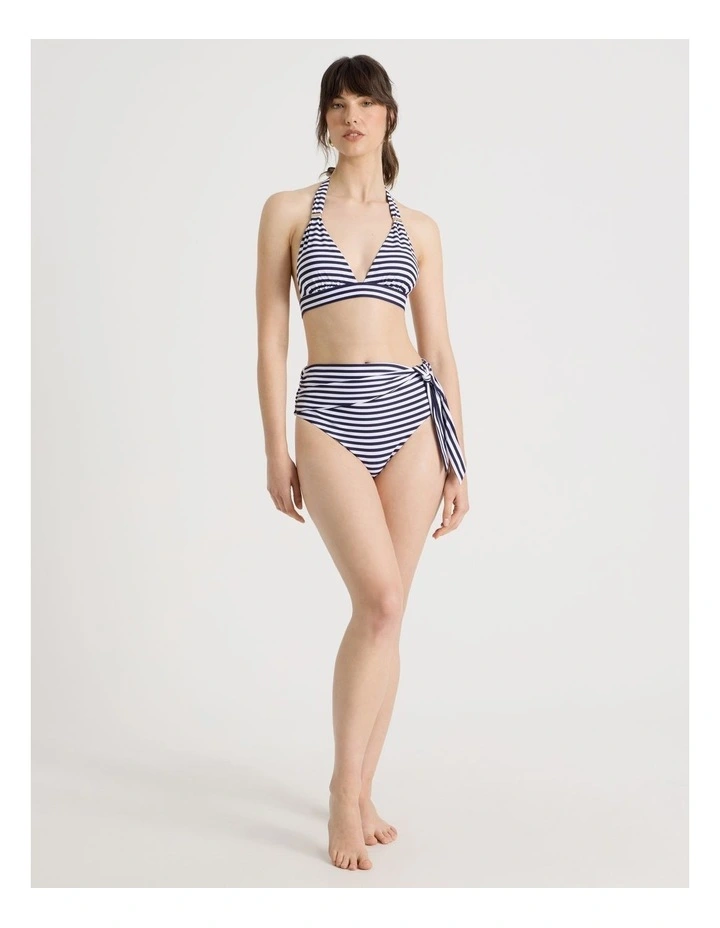 Eleanor Swim Top in Navy Stripe image 3