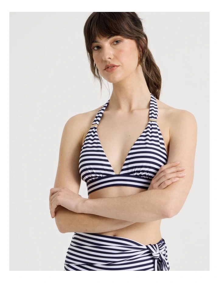 Eleanor Swim Top in Navy Stripe image 5