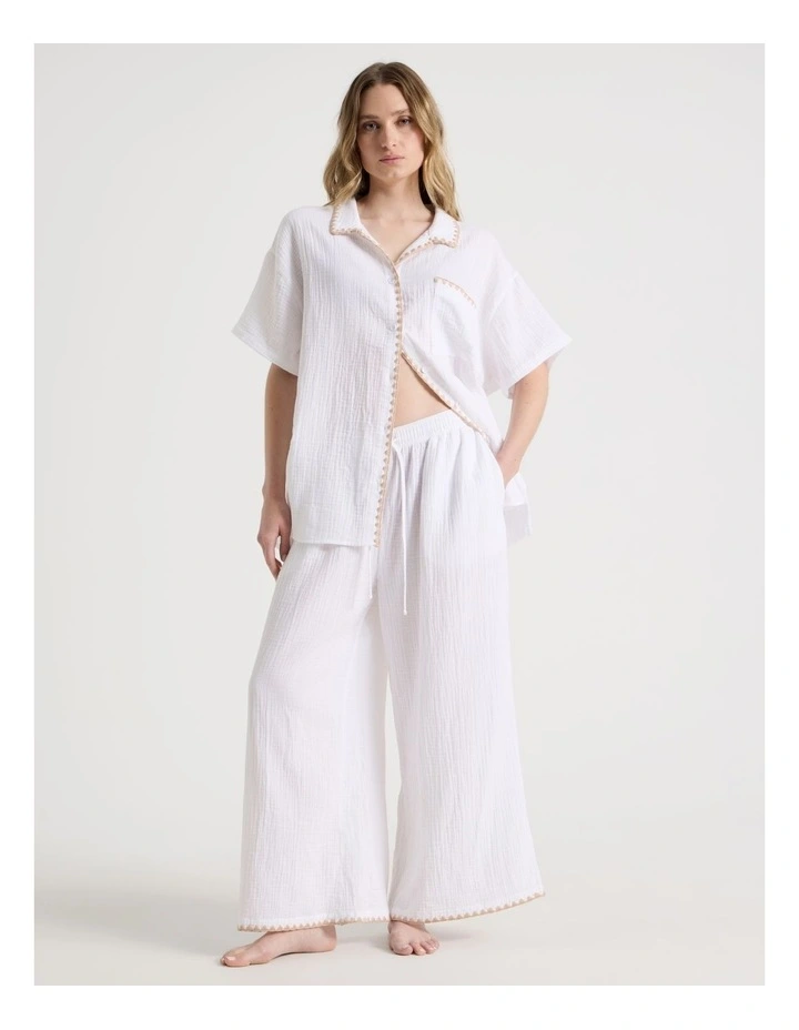 Sadie Shirt in White image 2