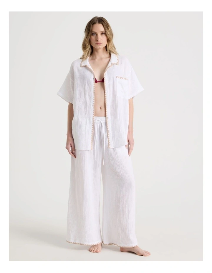Sadie Shirt in White image 6
