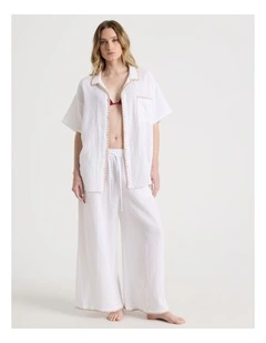 Luna Pant in White