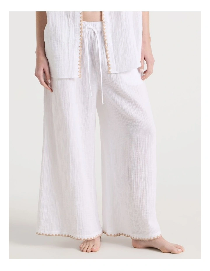 Luna Pant in White image 2