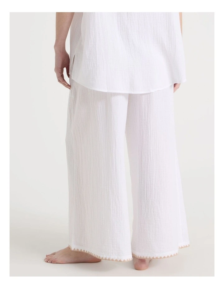 Luna Pant in White image 5