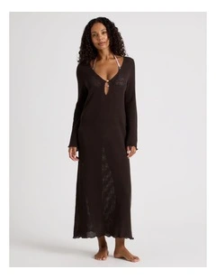 Anastasia Dress in Chocolate