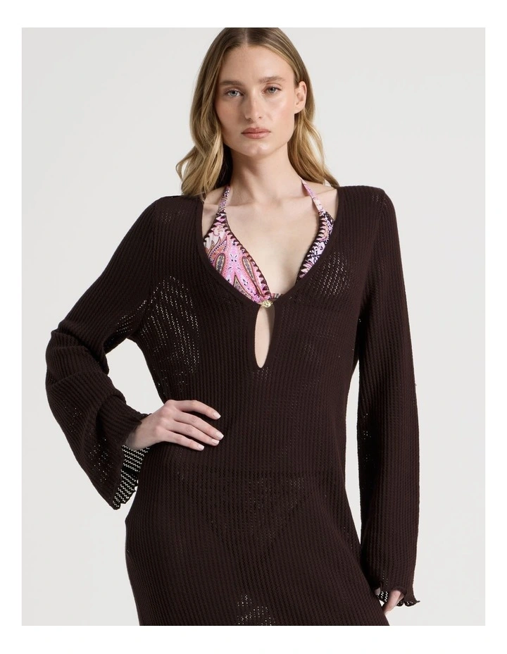 Anastasia Dress in Chocolate image 2
