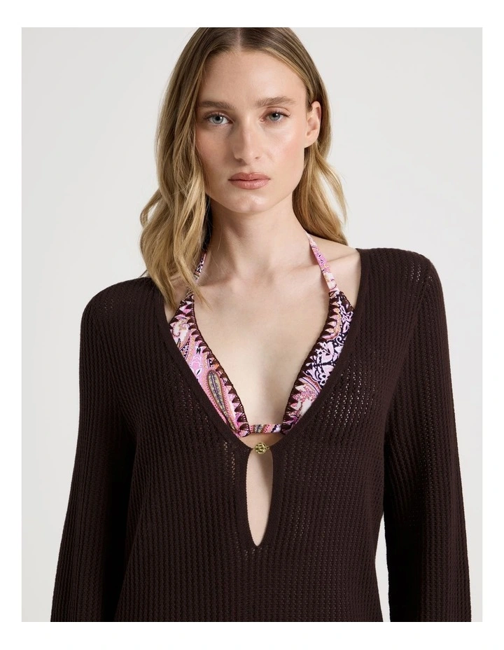 Anastasia Dress in Chocolate image 4