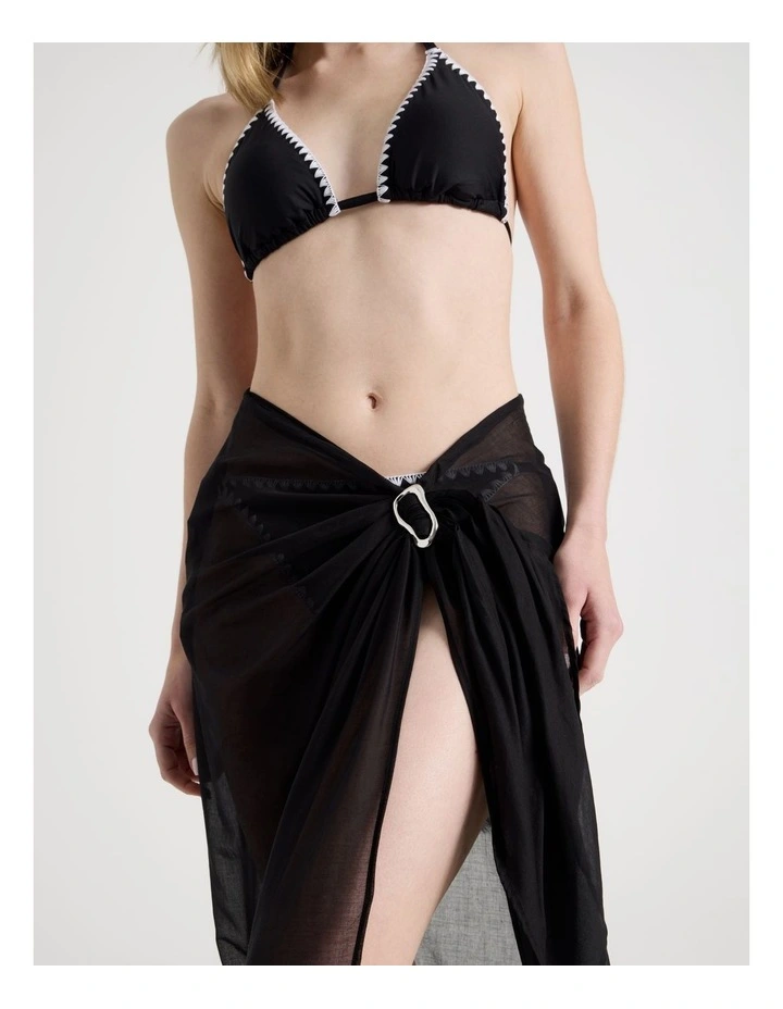 Giselle Sarong in Black/White image 4