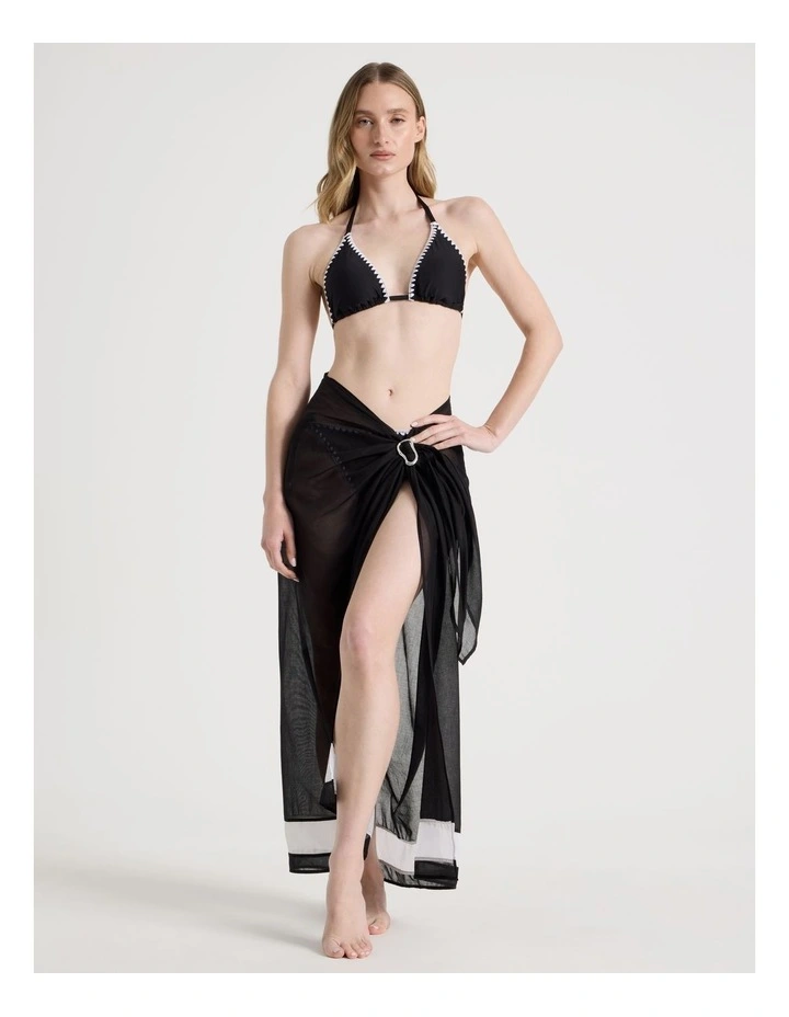 Giselle Sarong in Black/White image 5