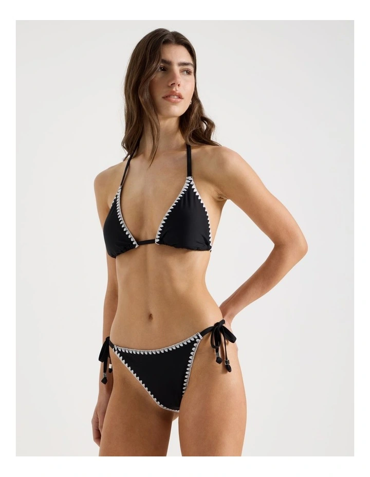 Karina Crochet Swim Bottom in Black image 4
