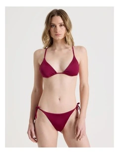 Kendall Swim Bottom in Wine Red