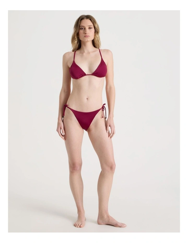 Kendall Swim Bottom in Wine Red image 3