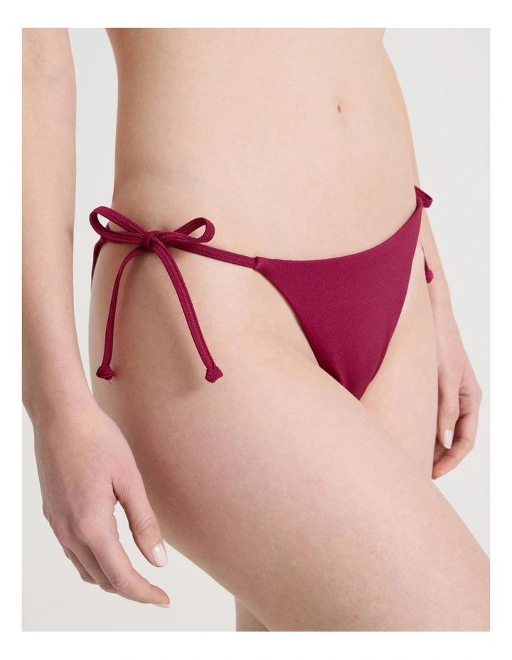 Kendall Swim Bottom in Wine Red image 5