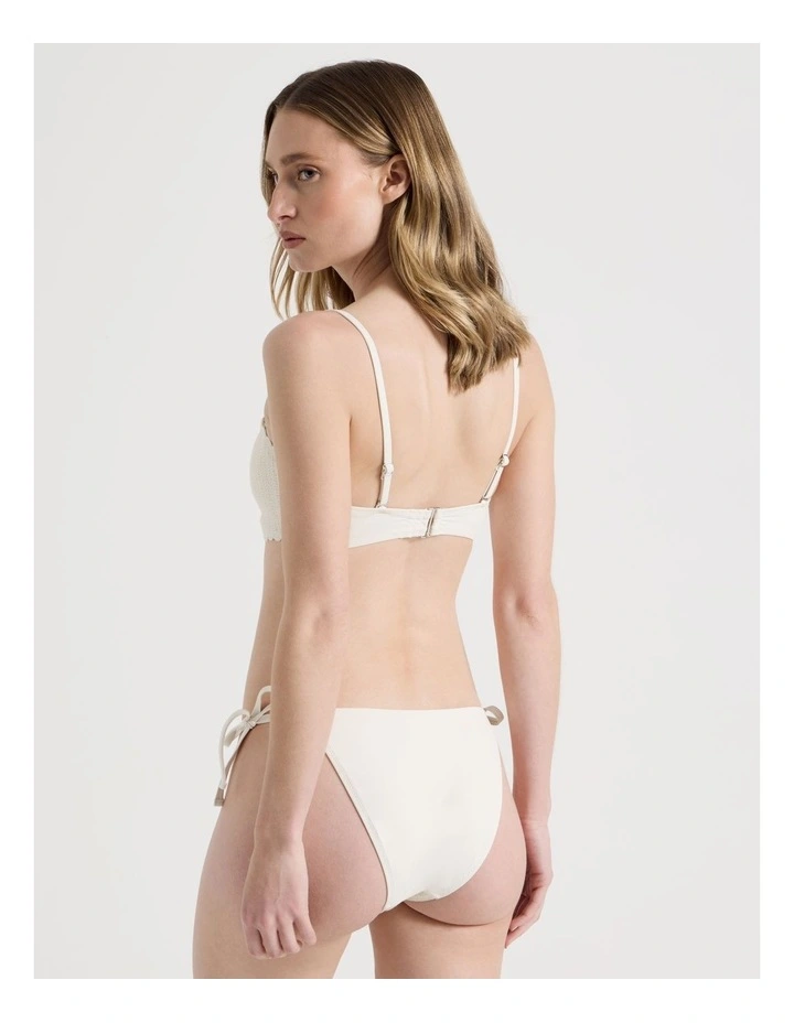 Dahlia Crochet Swim Bottom in White Crochet image 5