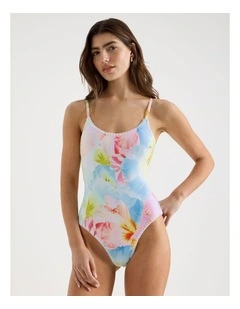 Bonnie Crochet Swimsuit in Summer Floral