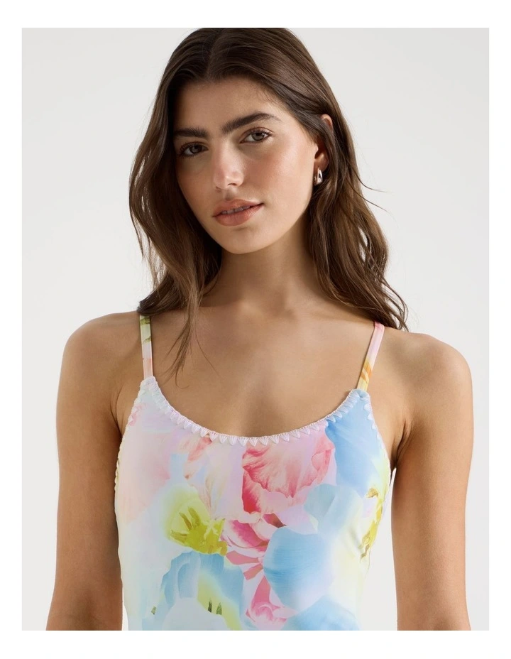 Bonnie Crochet Swimsuit in Summer Floral image 4