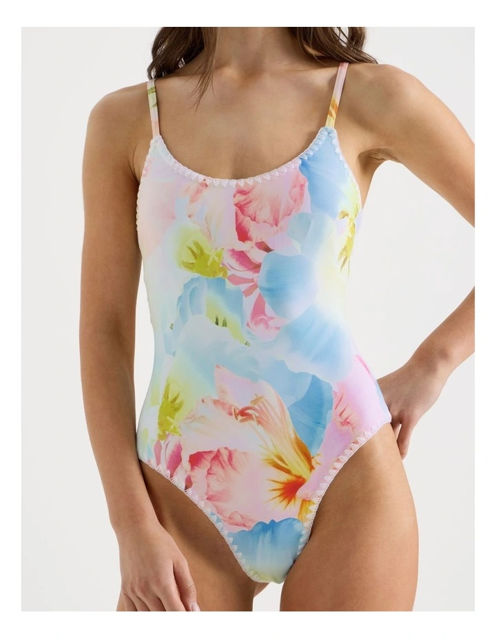 Bonnie Crochet Swimsuit in Summer Floral image 7
