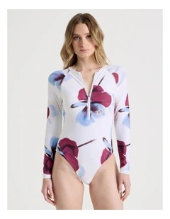 Gia Swimsuit in Orchid Floral